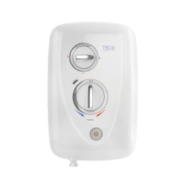 Triton T80 Easi-Fit+  White/Chrome 8.5kW Thermostatic Electric Shower