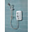 Triton T80 Easi-Fit+  White / Chrome 8.5kW Thermostatic Electric Shower