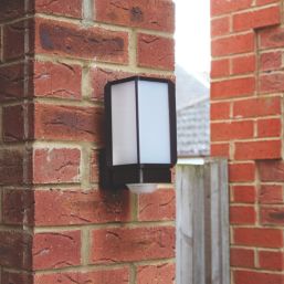 Brackenheath iSpot Deco Indoor & Outdoor Wall Light With PIR & Photocell Sensor Black