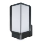 Brackenheath iSpot Deco Indoor & Outdoor Wall Light With PIR & Photocell Sensor Black