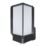 Brackenheath iSpot Deco Indoor & Outdoor Wall Light With PIR & Photocell Sensor Black