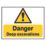 Essentials  "Danger Deep Excavations" Sign 300mm x 400mm