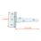 Smith & Locke Zinc-Plated Tee Hinges 102mm 2 Pack