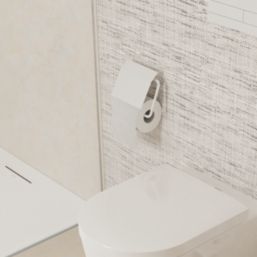 Hansgrohe AddStoris Toilet Roll Holder with Cover Matt White