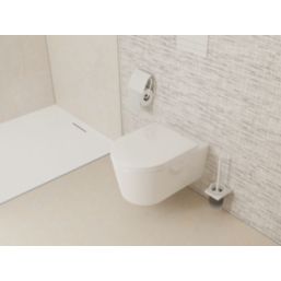 Hansgrohe AddStoris Toilet Roll Holder with Cover Matt White