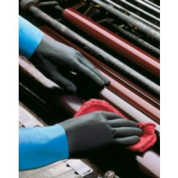 Showa Chem Master Gauntlets Blue/Black Large