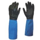 Showa Chem Master Gauntlets Blue/Black Large