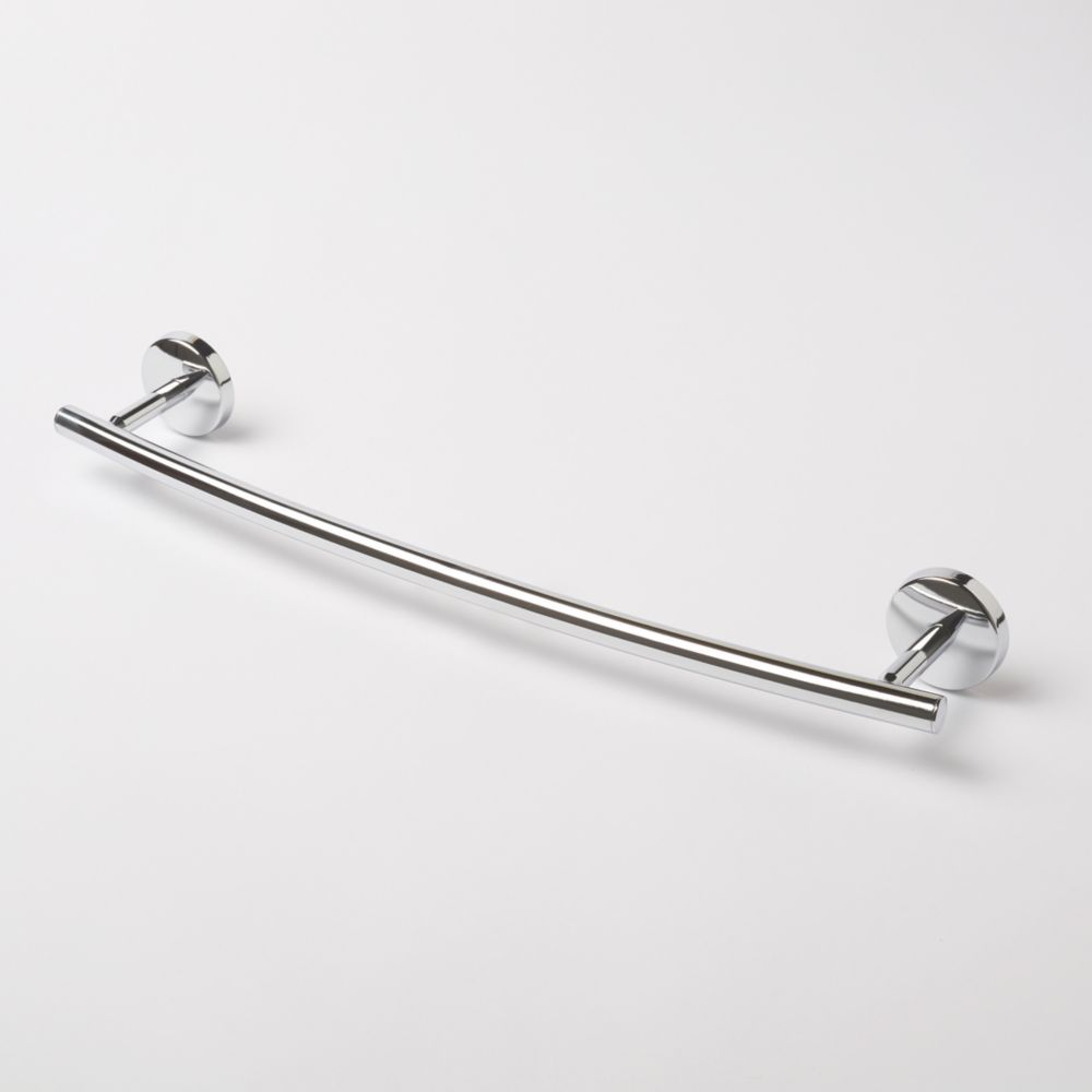 Ormara Towel Rail Silver 480mm x 90mm x 55mm - Screwfix