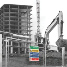 Essentials  "Site Safety" Notice Sign 800mm x 600mm