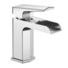 Bristan Elegance Waterfall Chrome 155mm Standard Lever Mono Basin Mixer Tap  With Clicker Waste