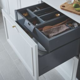 Essentials Soto Standard Drawer Box Matt Grey 600mm