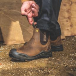 DEWALT Endure Size 9  Palm Brown Water-Resistant  Safety Dealer Boots