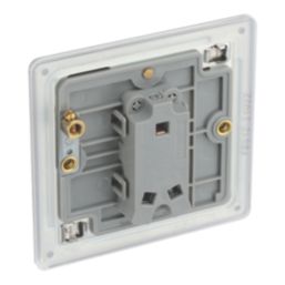 LAP  20A 16AX 1-Gang 2-Way Light Switch  Brushed Stainless Steel