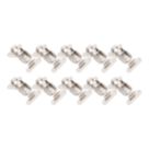Essentials Toggle Catches Nickel 45mm x 36mm 10 Pack