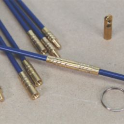 Faithfull  4mm Mini-Flex Cable Access Kit 3.3m 15 Pieces