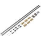 Henderson Bifold B20/4 4-Door Folding Track System Silver 2134mm