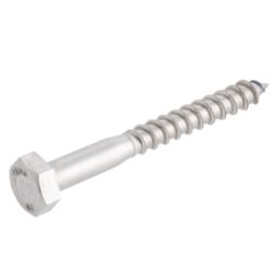 Easydrive  Hex Bolt Thread Cutting Coach Screws 8mm x 70mm 10 Pack