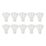 LAP Narrow Beam Angle  GU10 LED Light Bulb 345lm 2.5W 10 Pack