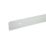 Unika  Worktop Edging End Cap Brushed Silver 630mm x 40mm