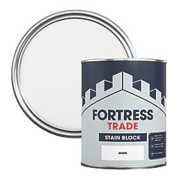 Fortress Trade Stain Block Paint White Matt 750ml