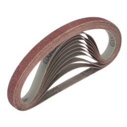Titan  40 Grit Multi-Material Sanding Belts 457mm x 13mm 10 Pack