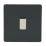 Varilight  10AX 1-Gang Intermediate Switch Jet Black