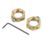 Essentials Earthing Nuts 25mm 2 Pack