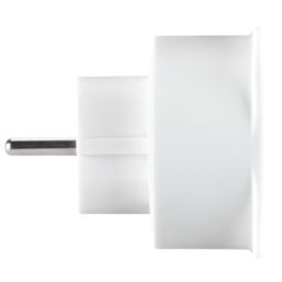 Masterplug  13A Unfused Travel Adaptor White