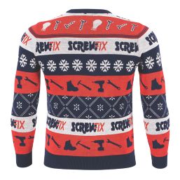 Site Screwfix Christmas Jumper Multi-Coloured Medium 42" Chest