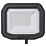 Luceco Castra Outdoor LED Floodlight Black 20W 2400lm