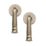 Designer Levers Whitby Lever on Rose Door Handle Pair Antique Brass