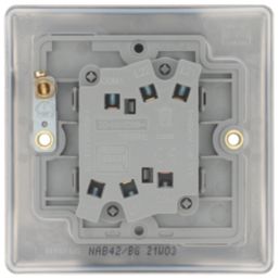 British General Nexus Metal 20A 16AX 2-Gang 2-Way Light Switch  Antique Brass