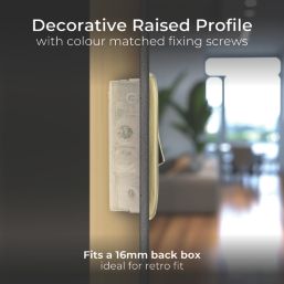 British General Nexus Metal 20A 16AX 2-Gang 2-Way Light Switch  Antique Brass