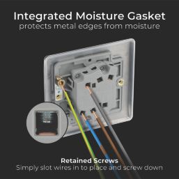 British General Nexus Metal 20A 16AX 2-Gang 2-Way Light Switch  Antique Brass