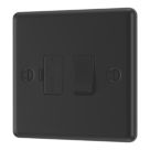 LAP  13A Switched Fused Spur  Matt Black with Black Inserts
