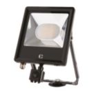 Collingwood  Indoor & Outdoor LED Residential Floodlight With PIR Sensor Black 50W 5000 / 5600 / 5100lm