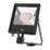 Collingwood  Indoor & Outdoor LED Residential Floodlight With PIR Sensor Black 50W 3000 / 3300 / 3900lm