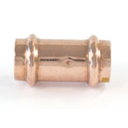 Conex Banninger B Press Gas  Copper Press-Fit Equal Straight Couplers 22mm 10 Pack