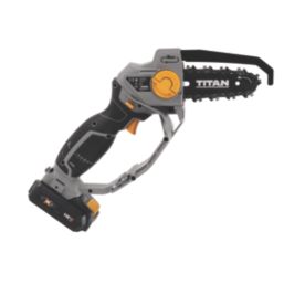 Titan  18V 1 x 2.0Ah Li-Ion   Cordless 15cm Chainsaw