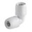Hep2O  Plastic Push-Fit Equal 90° Elbows 22mm 10 Pack