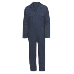 General Purpose Coverall Navy Blue Large 52 3/4" Chest 31" L