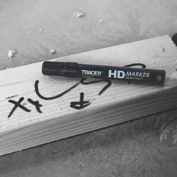 TRACER  Thick Tip Black Permanent Marker