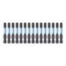 Erbauer  1/4" 50mm Hex Shank TX30 Screwdriver Bits 15 Pack