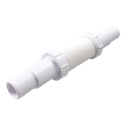 Flomasta Push-Fit Flexible Waste Pipe White 40mm x 330 - 570mm