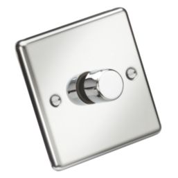 Knightsbridge  1-Gang 2-Way LED Intelligent Dimmer Switch  Polished Chrome