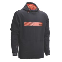 Scruffs Tech Hoodie  Breathable with Zipped Pockets Black 2X Large 46" Chest