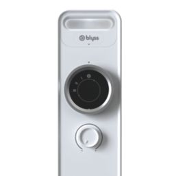 Blyss NY2513-24M 2500W Electric Portable Oil-Filled Radiator White