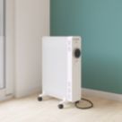 Blyss NY2513-24M 2500W Electric Portable Oil-Filled Radiator White