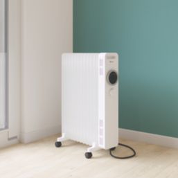 Blyss NY2513-24M 2500W Electric Portable Oil-Filled Radiator White