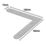 Magnodur Furniture Brackets Silver 100mm x 100mm x 15mm 10 Pack